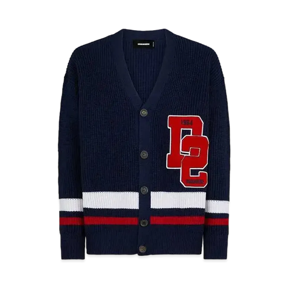Dsquared2 D2 Knit Cardigan "Blue"