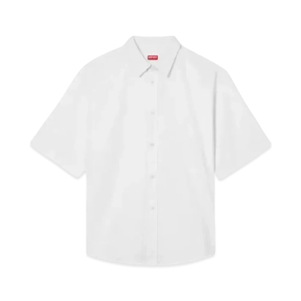 KENZO 'WEAVE' Casual Shirt "White"