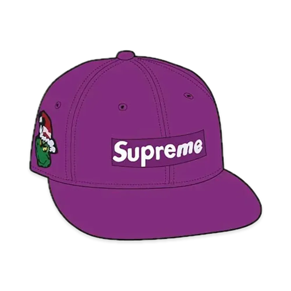 Supreme Grinch Box Logo New Era "Purple"