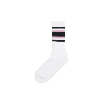 WACKO MARIA Sports Socks "White Pink"