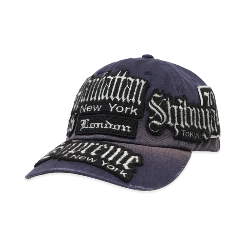 Supreme City Patches 6-Panel "Navy"