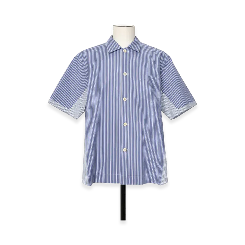 sacai Poplin Shirt "Blue Stripe"