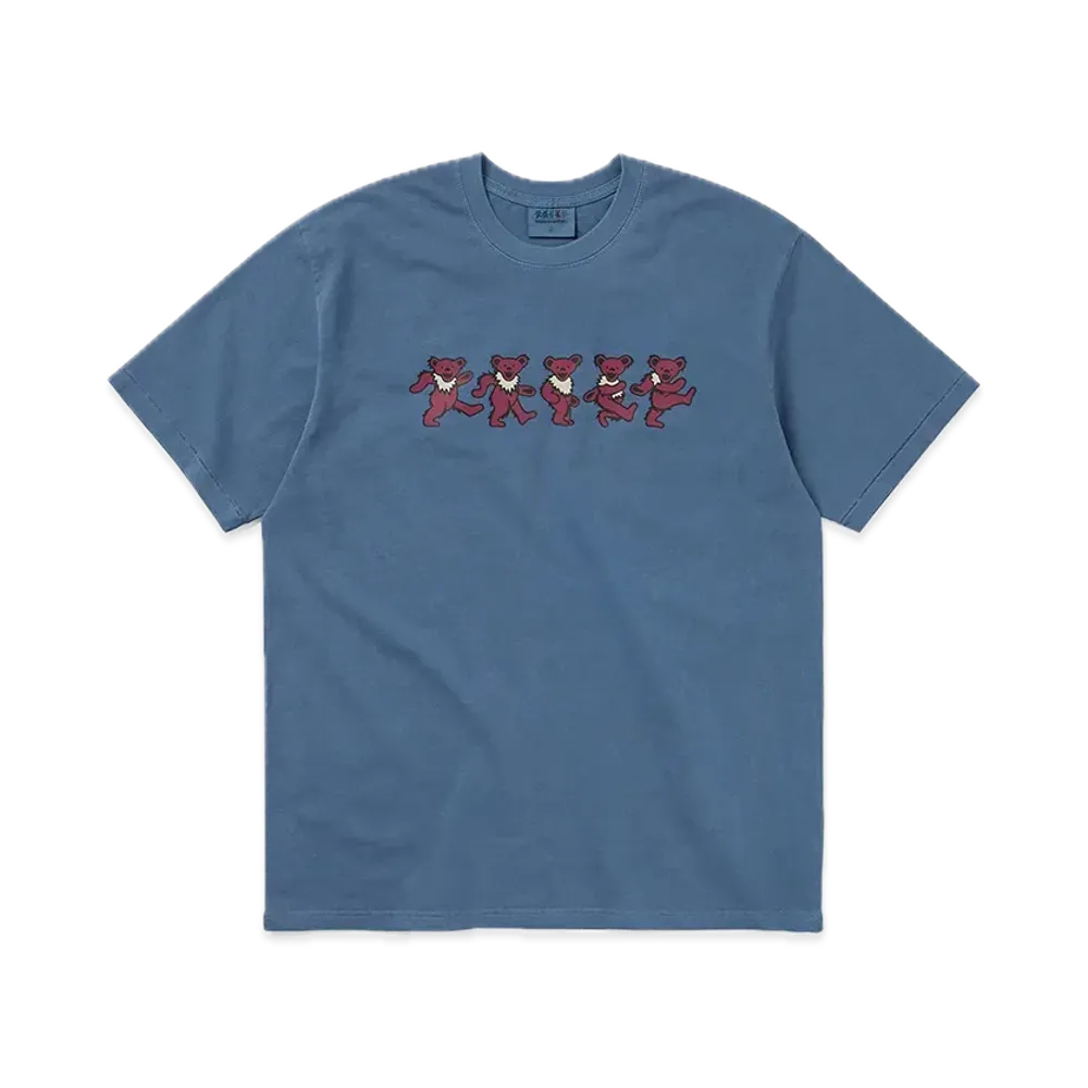 thisisneverthat x Grateful Dead Dancing Bears Tee "Dusty Blue"