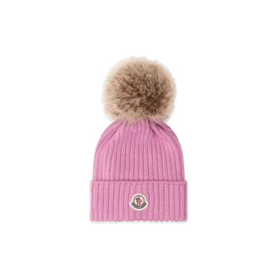 MONCLER Kids Beanie "Pink"