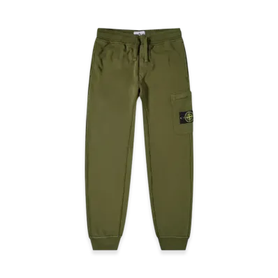 Stone Island 64551 Cotton Fleece Cargo Pants - 22SS "Olive Green"