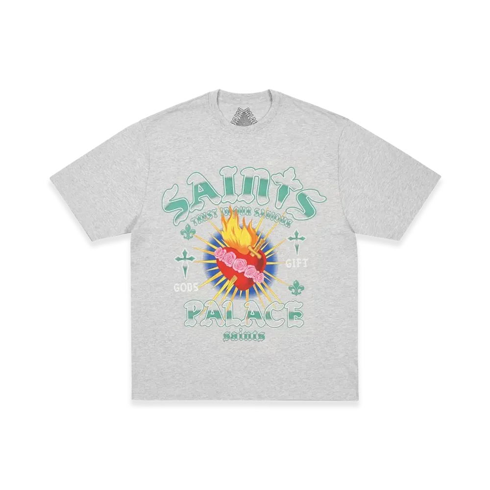 PALACE Gods Gift T-Shirt "Grey Marl"