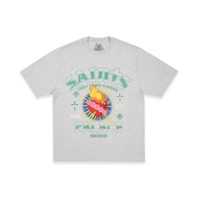 PALACE Gods Gift T-Shirt "Grey Marl"