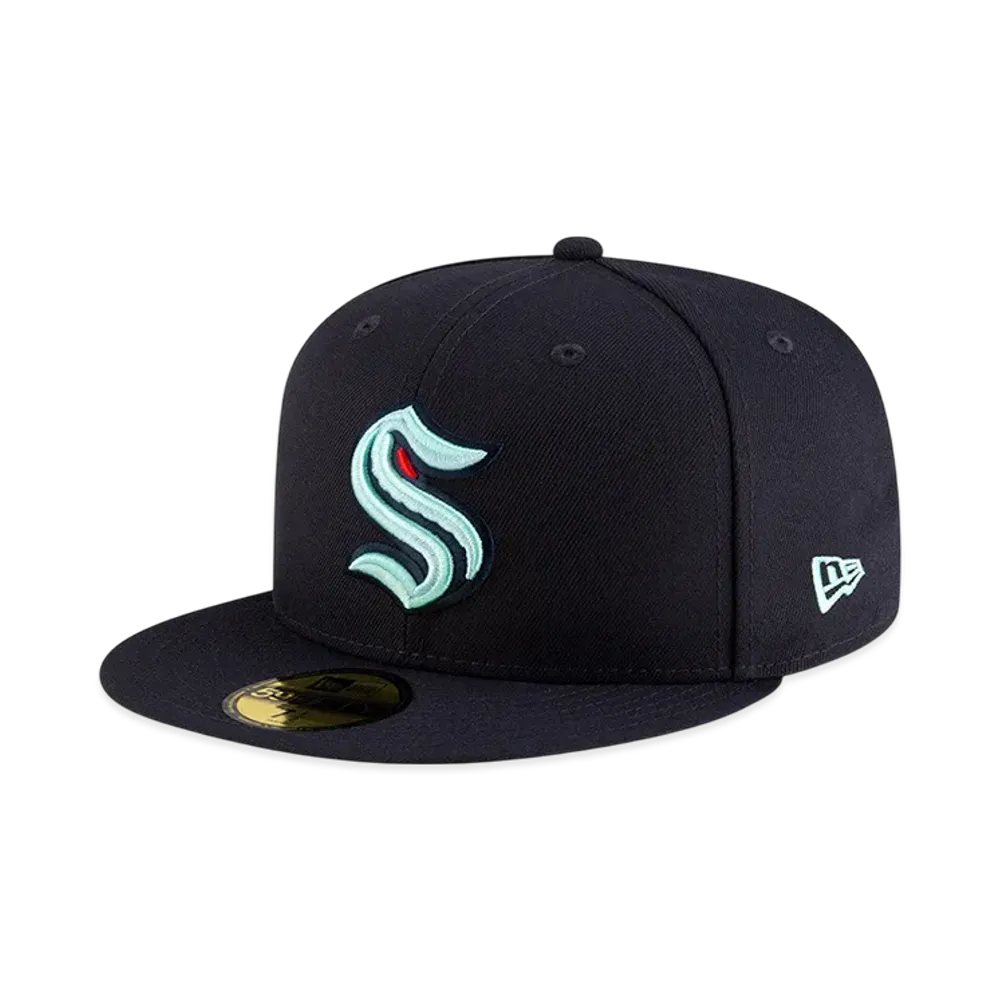 NEW ERA x THE CAP NHL Basic 59Fifty Seattle Kraken "Deep Sea Blue"