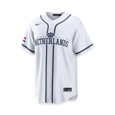 Nike 2026WBC World Baseball Classic Netherlands Baseball Home Stadium Jersey "White"