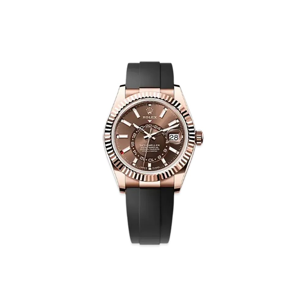 ROLEX Sky-Dweller 42mm Everose Gold 336235 "Chocolate"