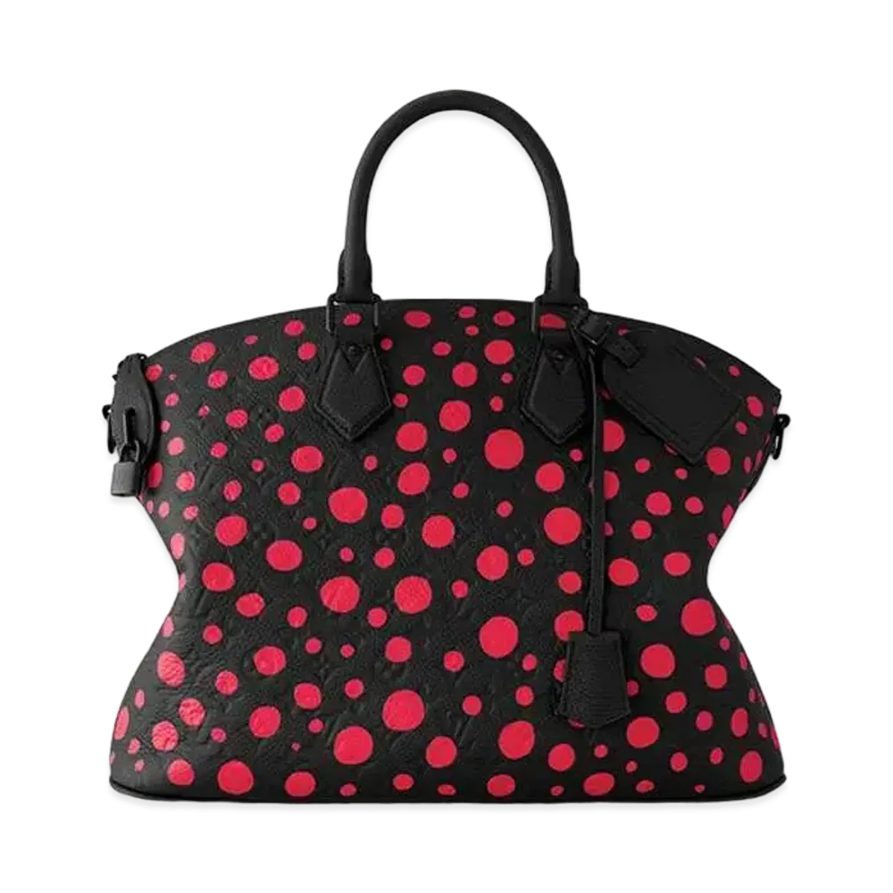 Louis Vuitton x Yayoi Kusama Lock It Taurillon Monogram Leather Infinity Dots "Noir"