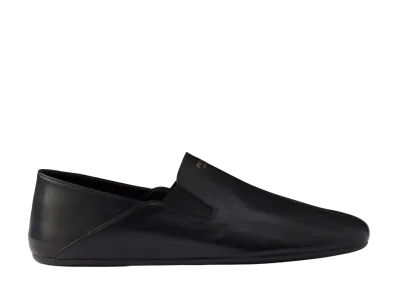 PRADA Leather Loafers "Black"