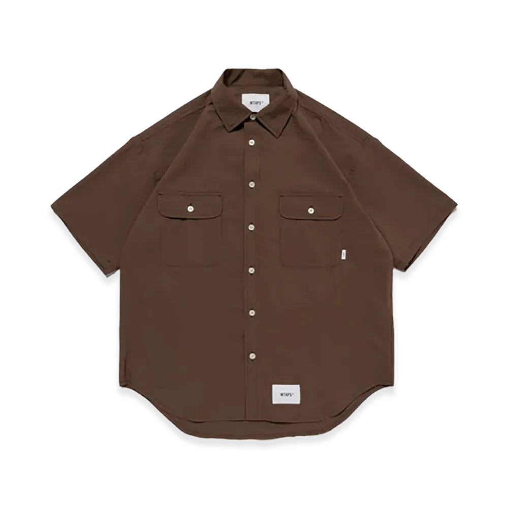 WTAPS WCPO / SS / Ctpl. Sucker. Textile "Brown"