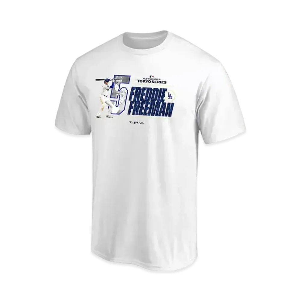 MLB Fanatics Dodgers Freddie Freeman MLB Tokyo Series Opening Game T-Shirt Kids "White"