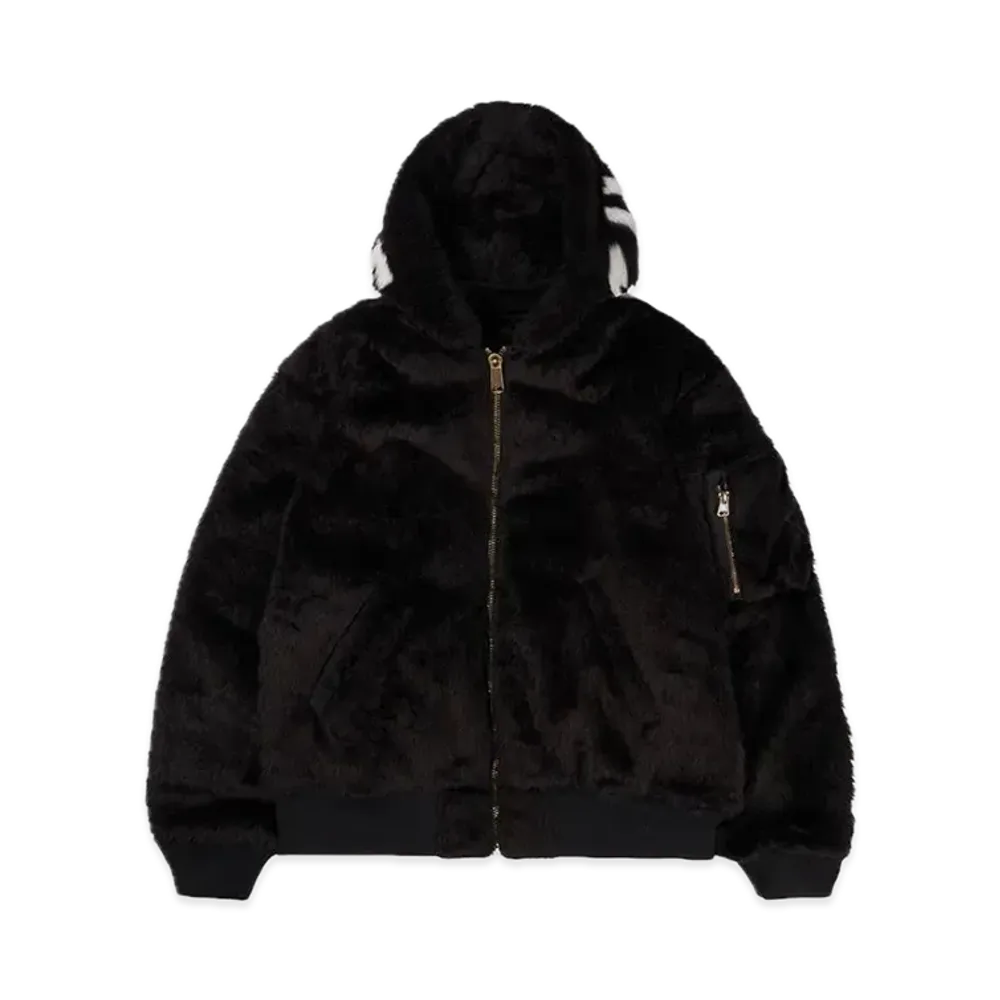 Supreme Faux Fur Reversible MA-1 "Black"
