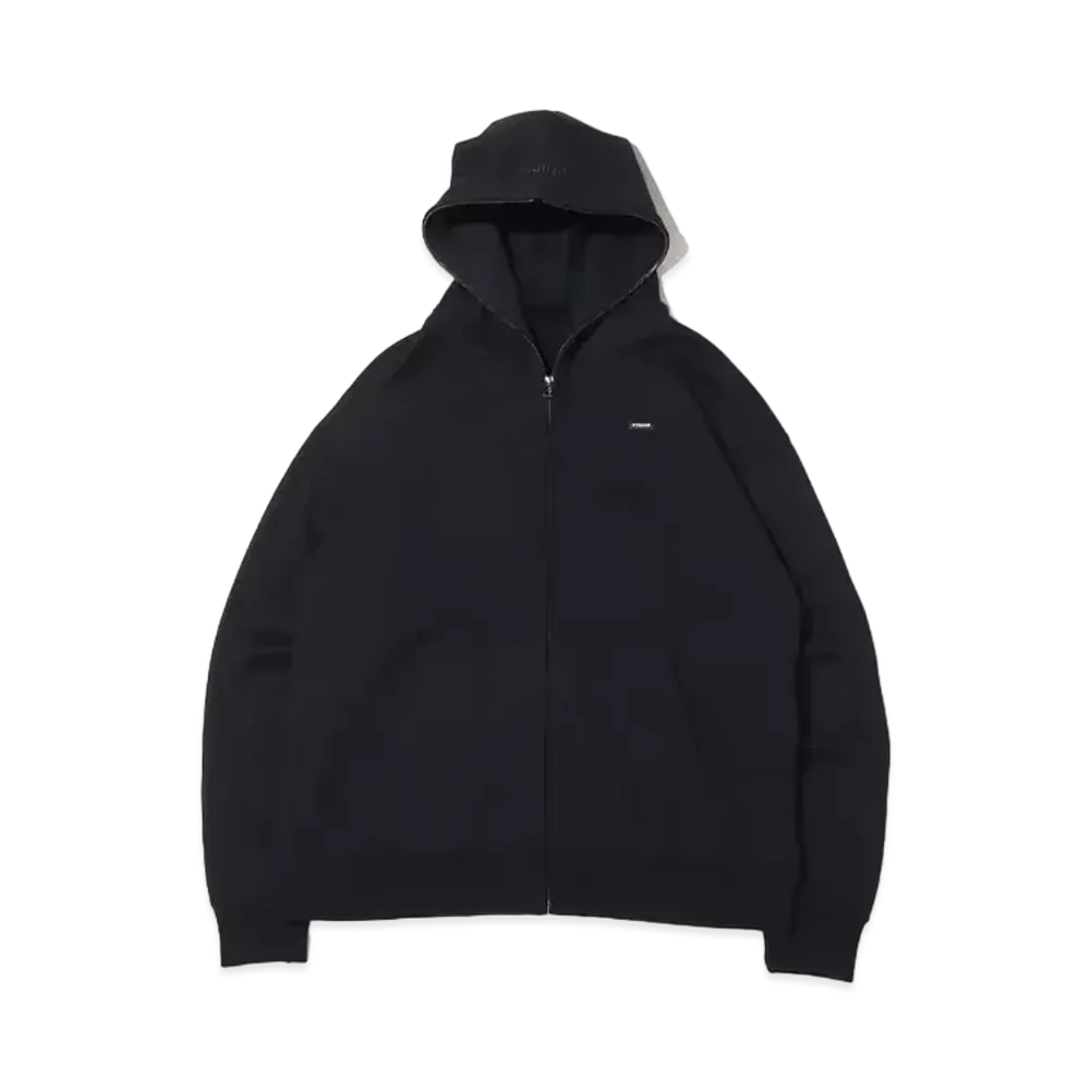atmos Small Box Logo Zip Up Hoodie "Black"