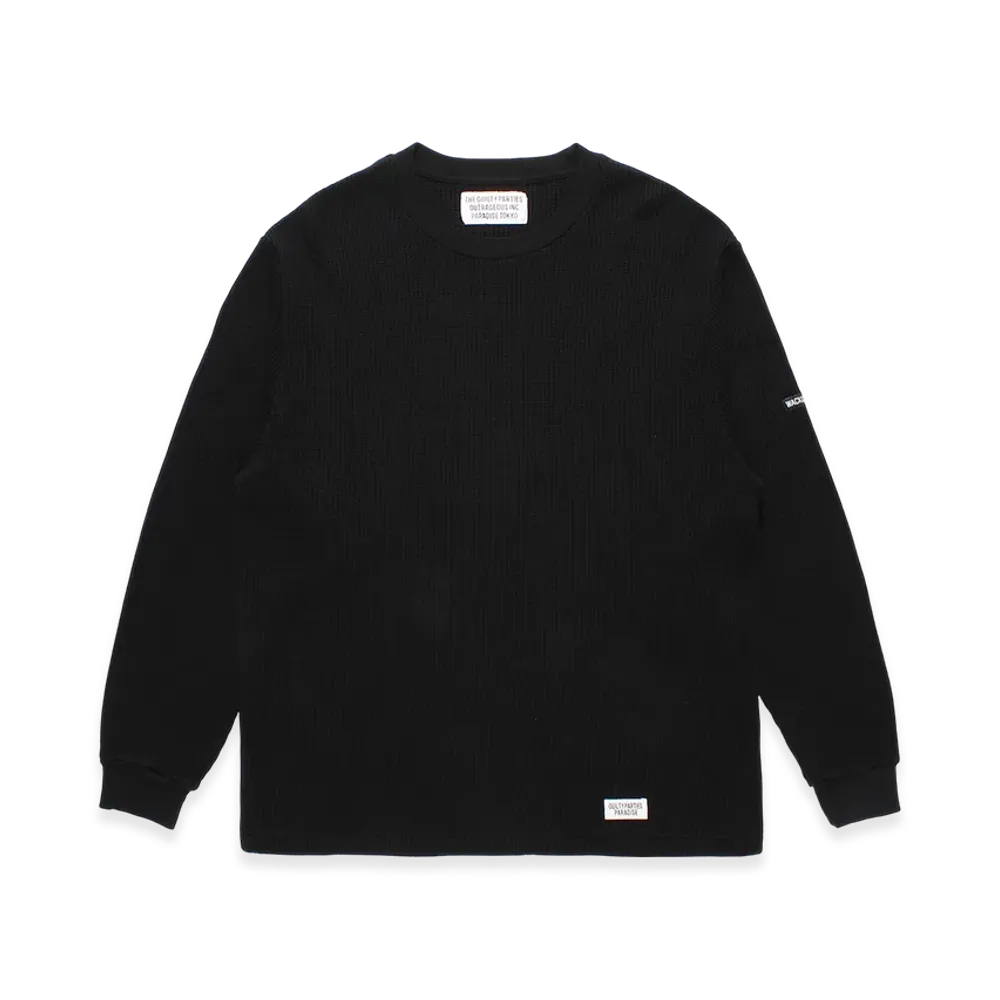 WACKO MARIA Thermal Shirt "Black"