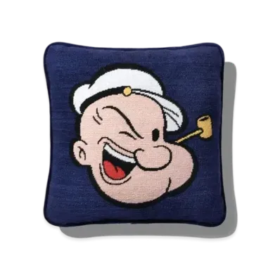 Noah Popeye Needlepoint Pillow