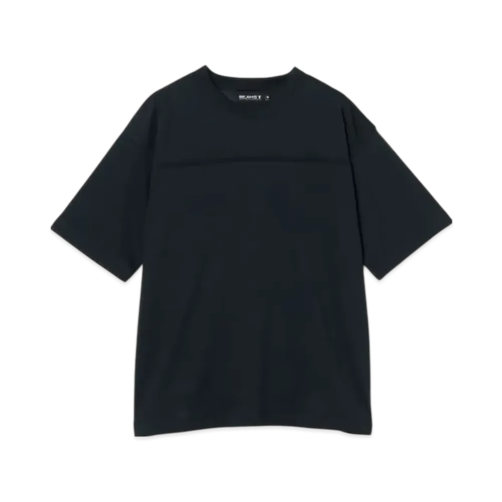 BEAMS Football Mesh T-Shirt "Navy"