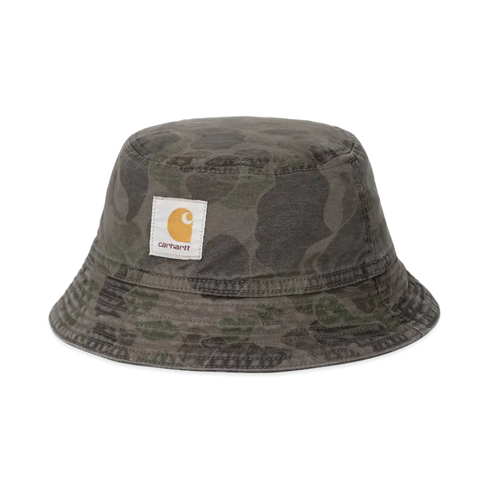 Carhartt WIP Duck Bucket Hat "Camo Duck Green/Porphyry Garment Dyed"
