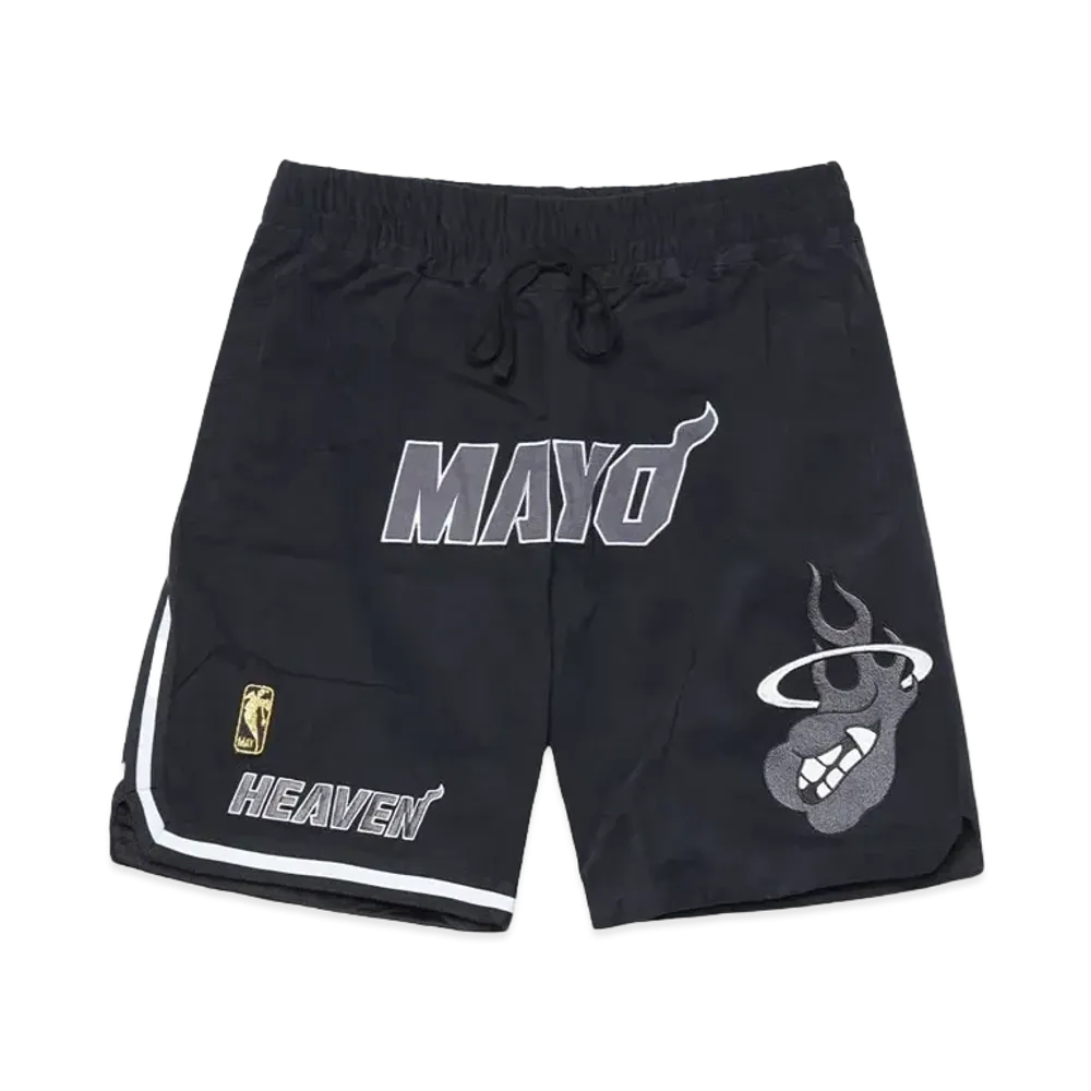 MAYO HEAVEN Embroidery Shorts "Black"