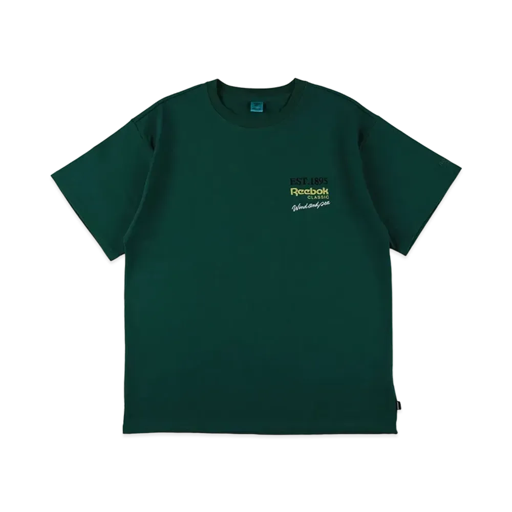 WIND AND SEA Reebok x atmos Logo S/S Tee "Green"