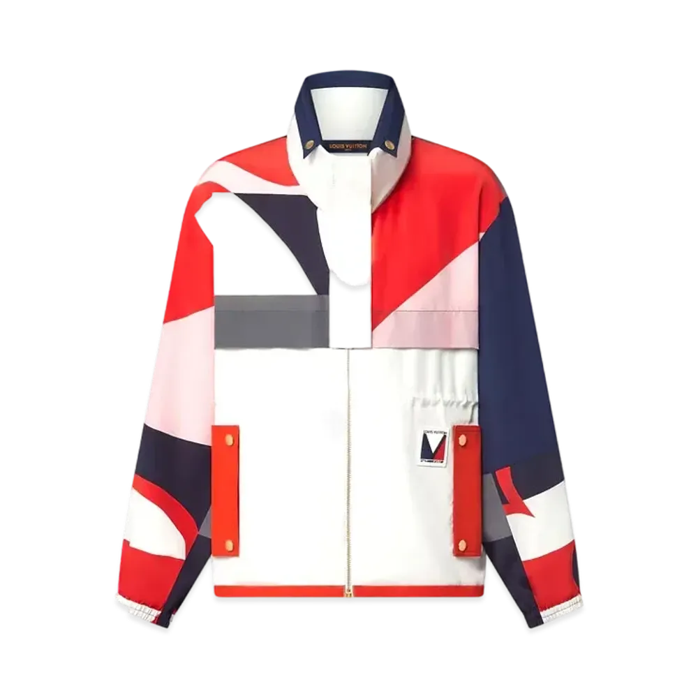 Louis Vuitton x AC Geometric Print Parka "Blanc"