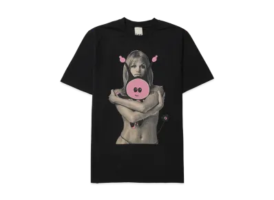 HYSTERIC GLAMOUR Pam/Marpi Hug Tee "Black"