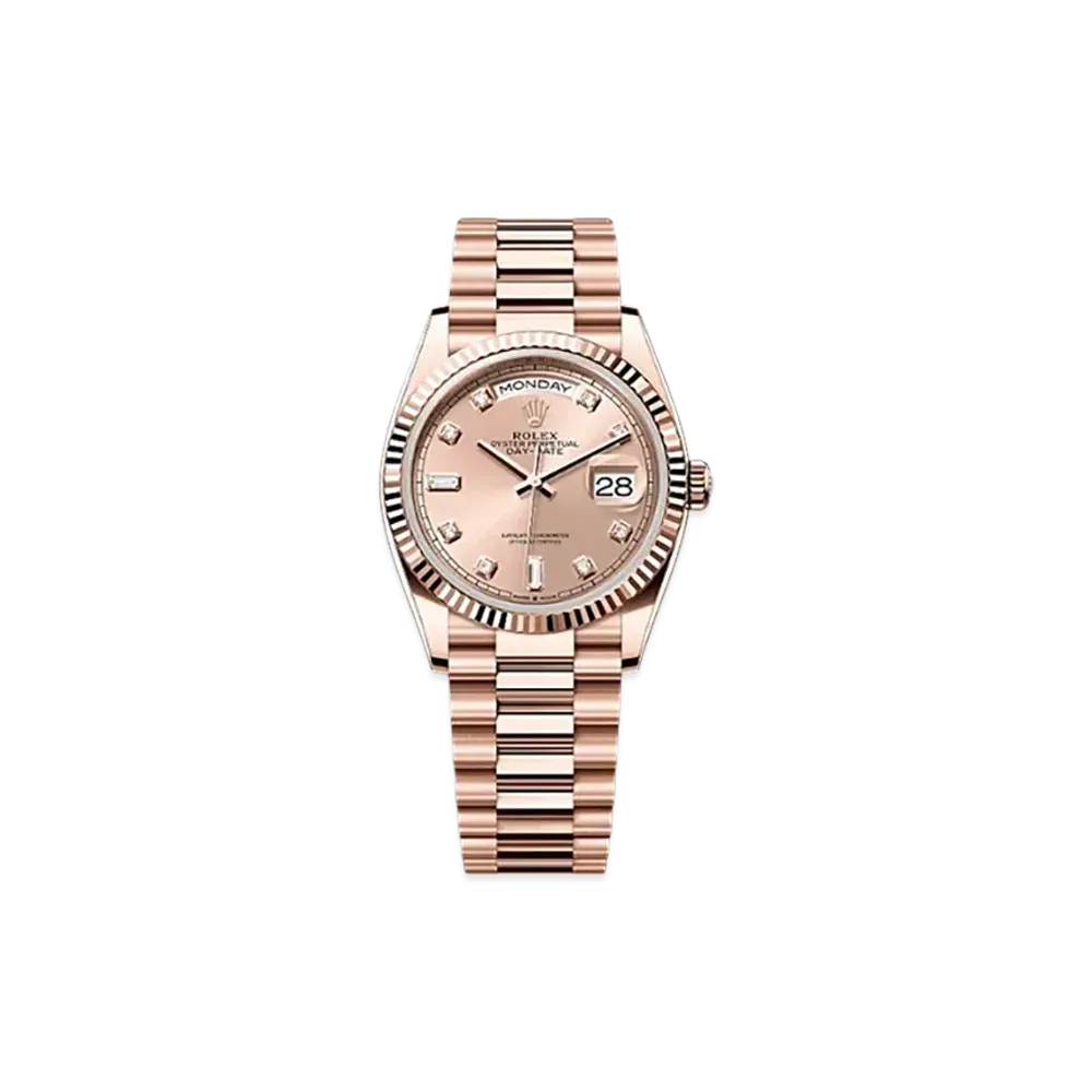 ROLEX Day-Date 36mm Everose Gold 128235 "Rose-colour"