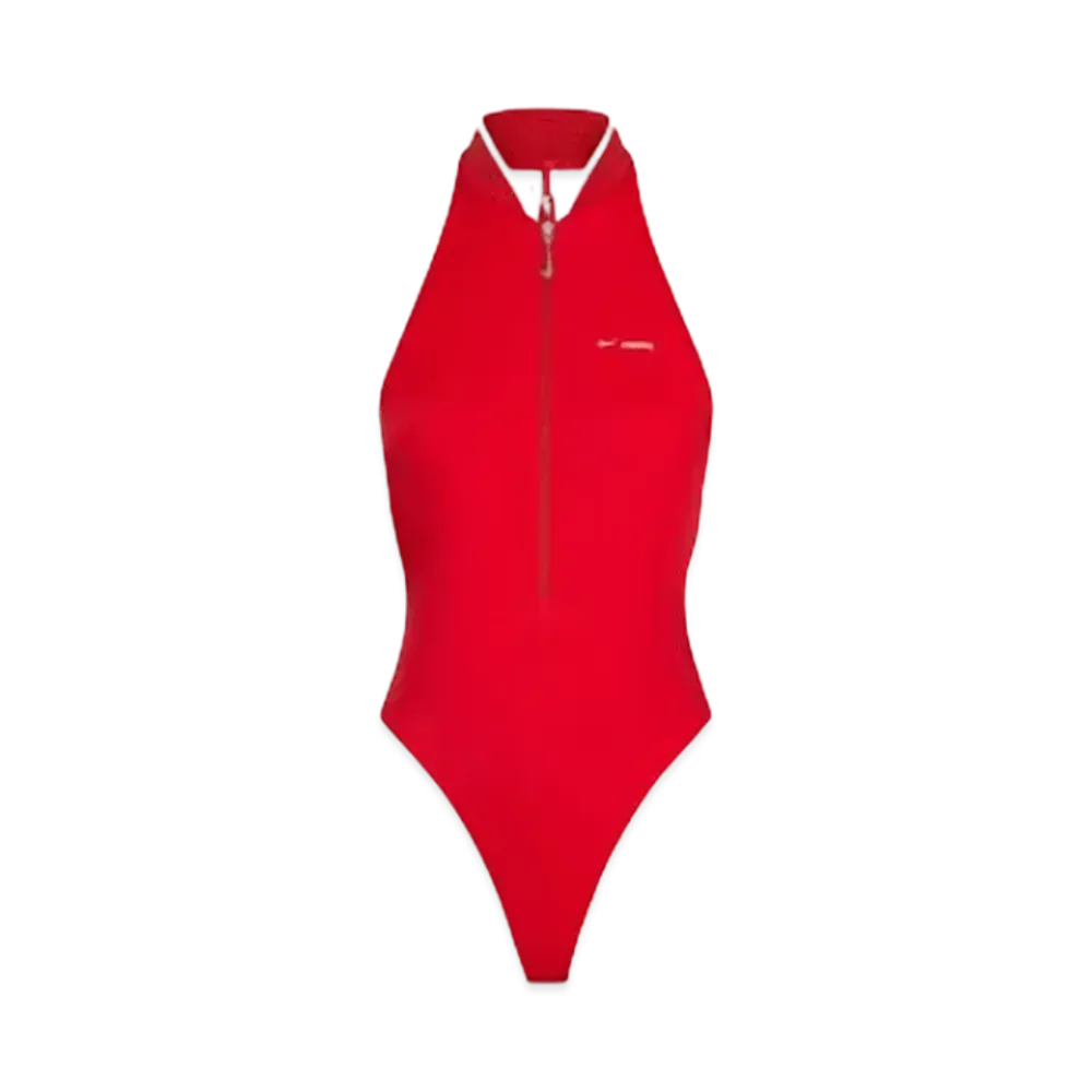 Nike x JACQUEMUS One-piece Swimsuit "Dark Red"