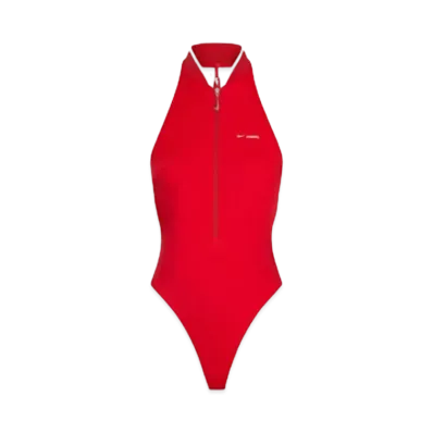 Nike x JACQUEMUS One-piece Swimsuit "Dark Red"