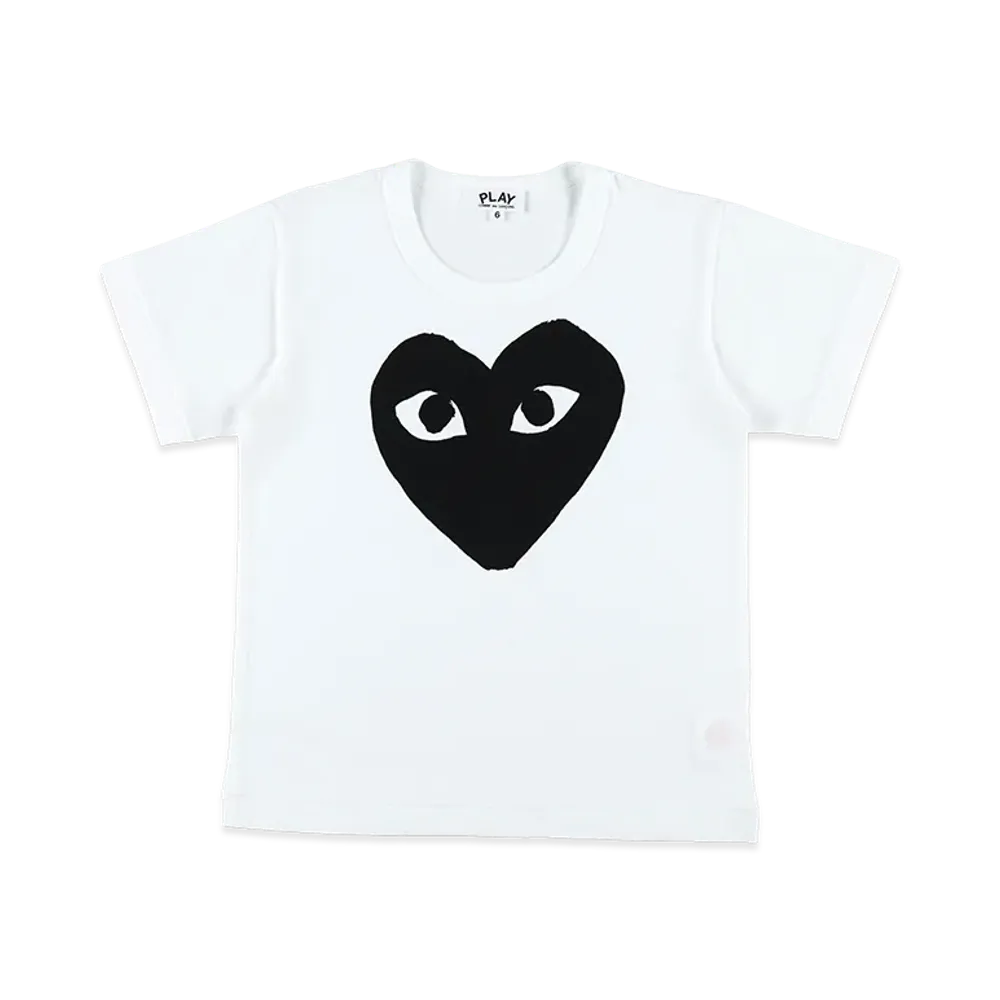 PLAY COMME des GARCONS Kids T-Shirts "White"