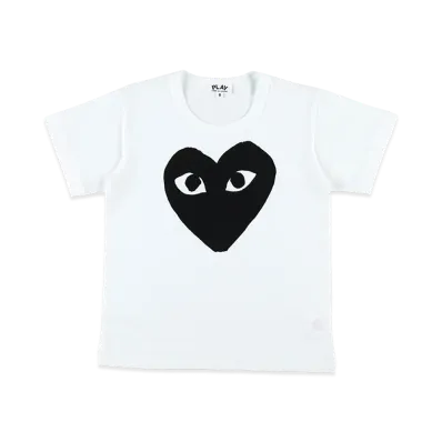 PLAY COMME des GARCONS Kids T-Shirts "White"