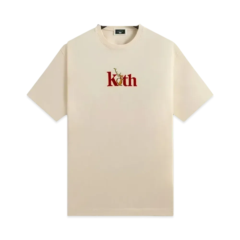 Kith x The Grinch Max Serif Tee "Sandrift"