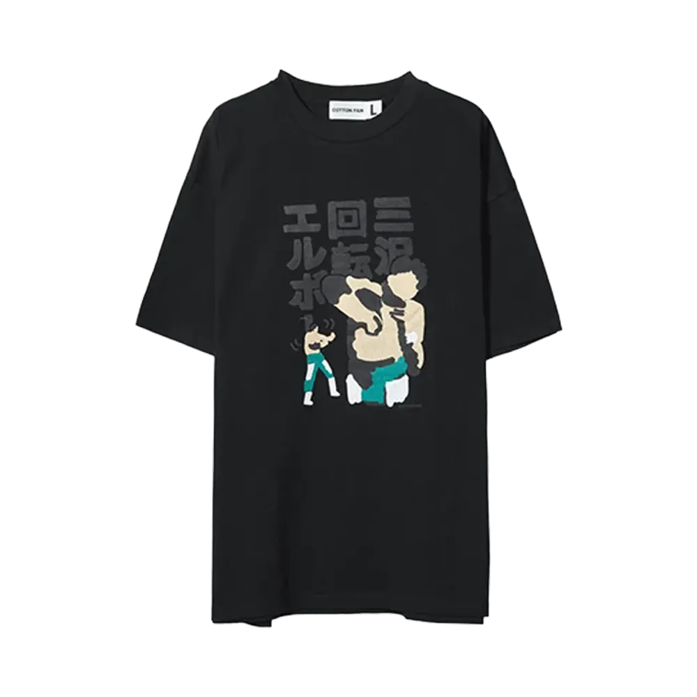 PRO WRESTLING NOAH 25th ANNIV \ COTTON PAN Mitsuharu Misawa TEE "BLACK"