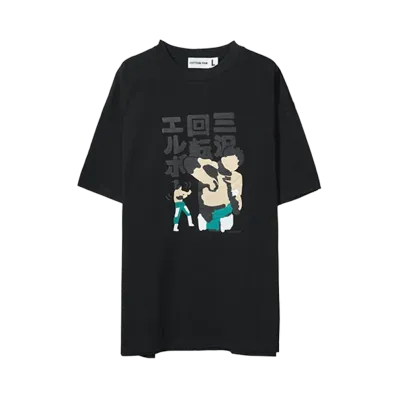 PRO WRESTLING NOAH 25th ANNIV \ COTTON PAN Mitsuharu Misawa TEE "BLACK"