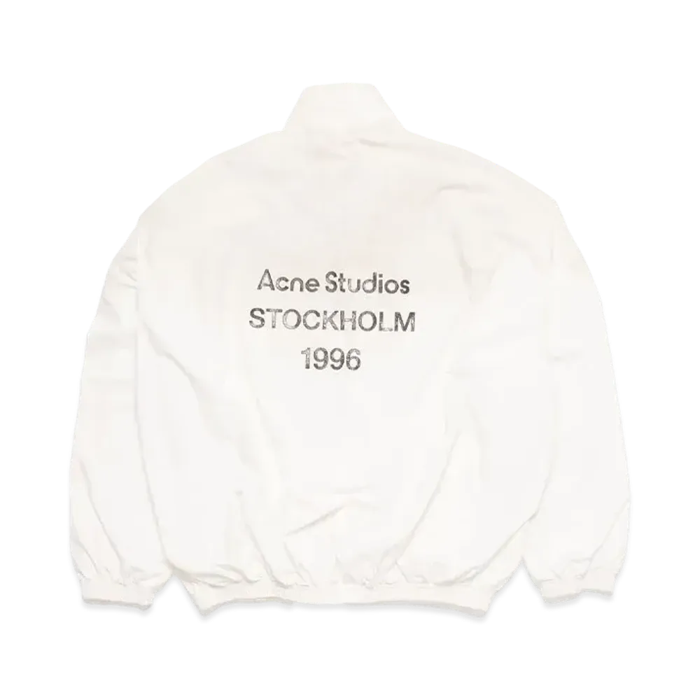 Acne Studios Logo Zipper Jacket "Dusty White"