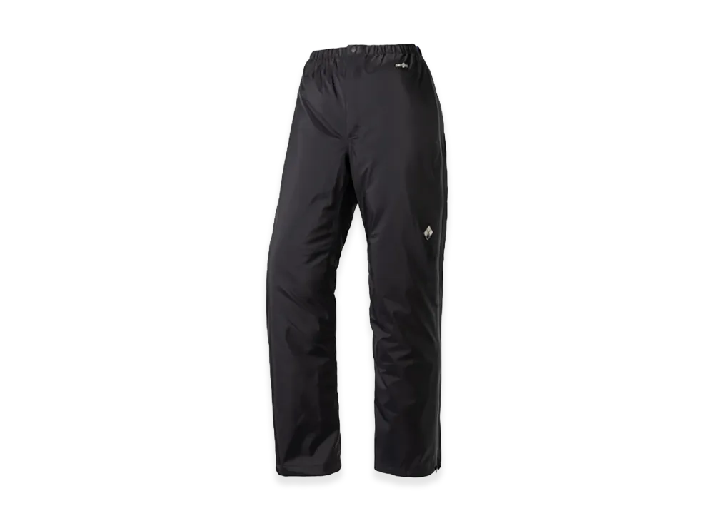 mont-bell Women's Dry-Tec Rain Pants Full Zip "Black"
