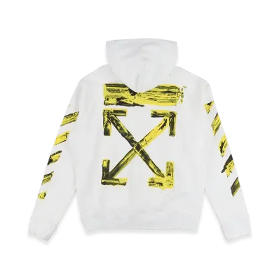 Off-Whote x SSENSE Acrylic Arrows Logo Hoodie "White"