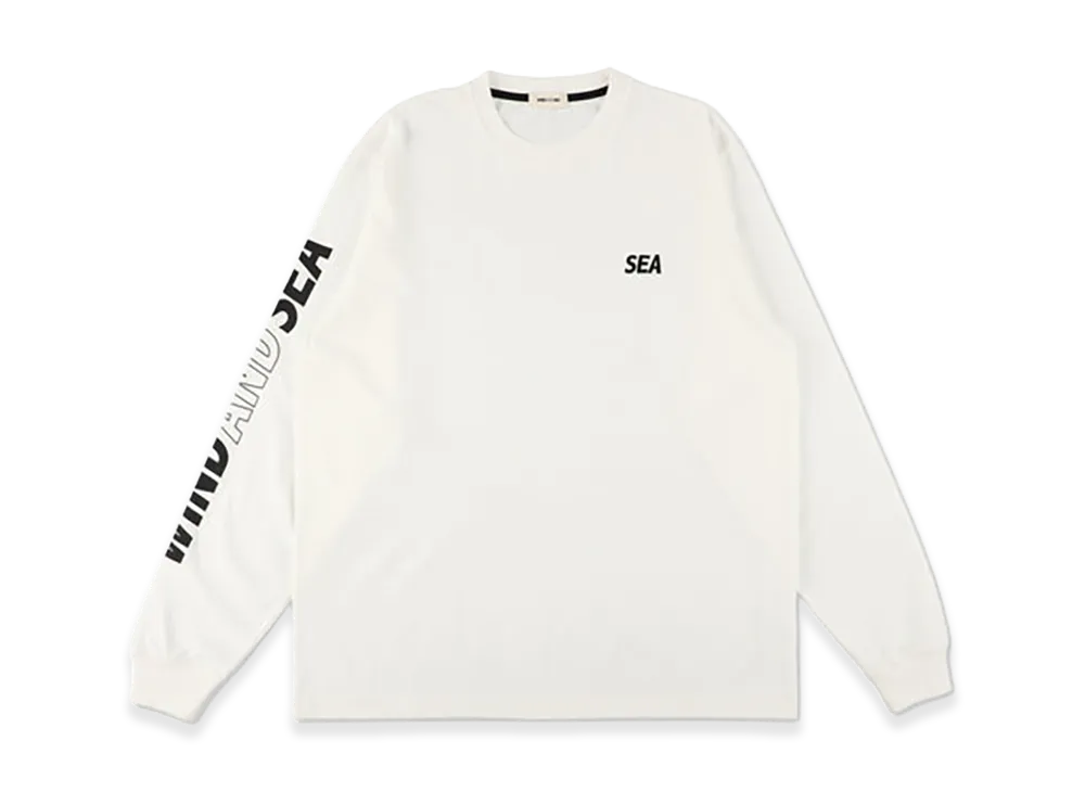 WIND AND SEA L/S Tech Pocket Tee "Off White"