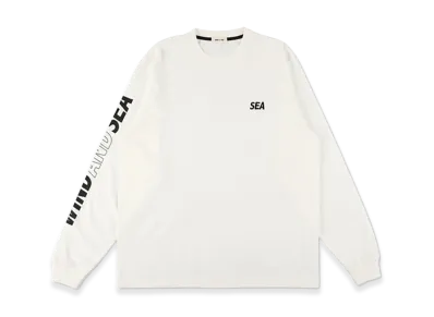WIND AND SEA L/S Tech Pocket Tee "Off White"
