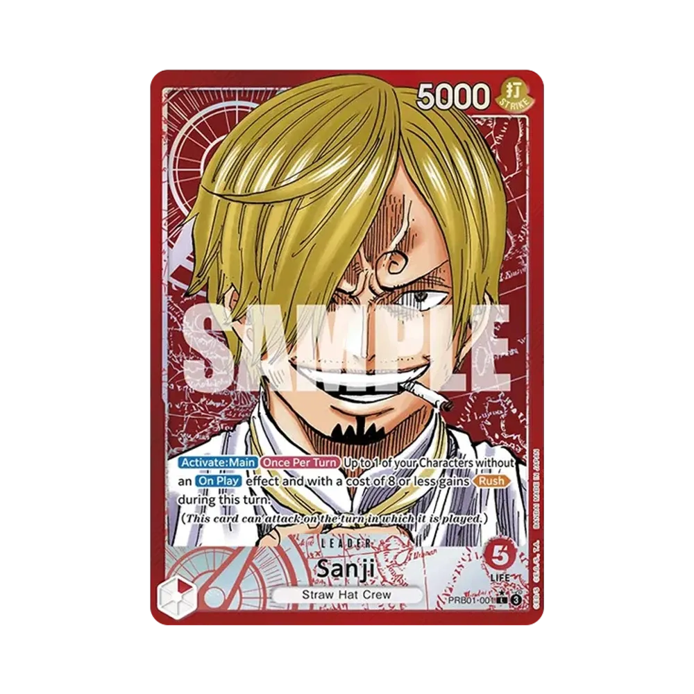 サンジ L-P [PRB01-001]【英語版】(プレミアムブースター「ONE PIECE CARD THE BEST」)