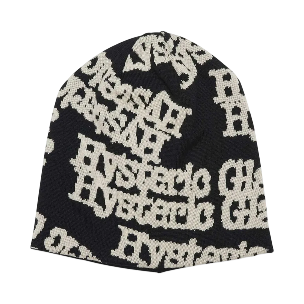 HYSTERIC GLAMOUR Type Logo Oversized Beanie "Black"