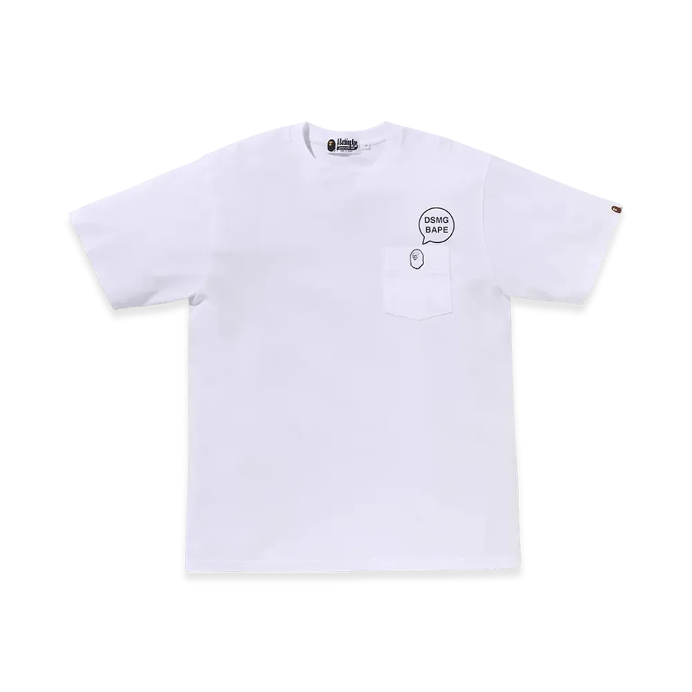 A BATHING APE x Dover Street Market Ginza Pocket Tee "White"