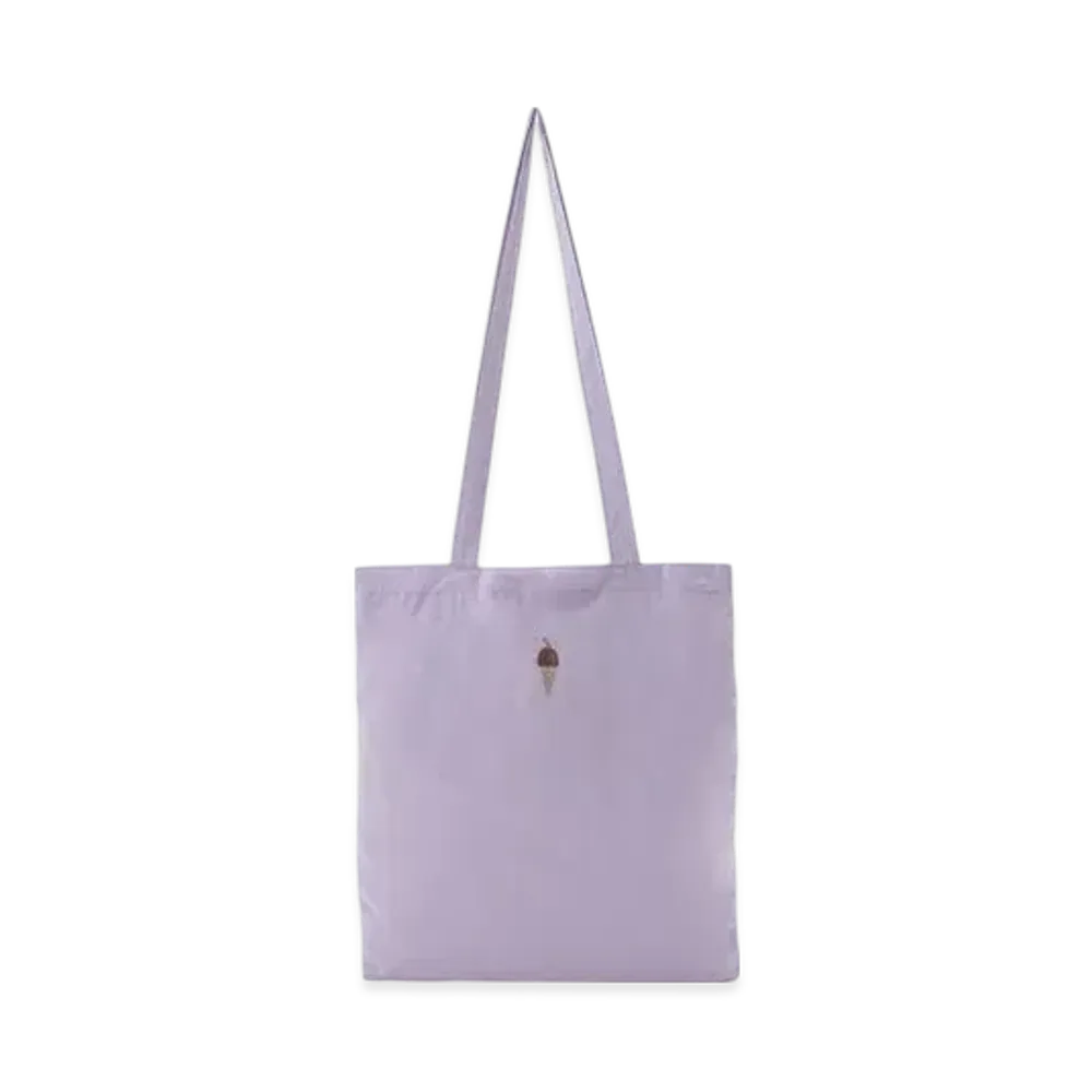 GELATO PIQUE One Point Embroidery Tote Bag "Lavender"