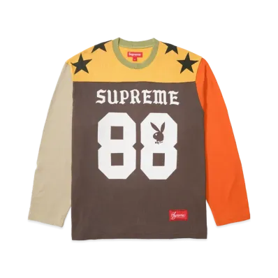 Supreme x Playboy L/S Football Top "Multicolor"