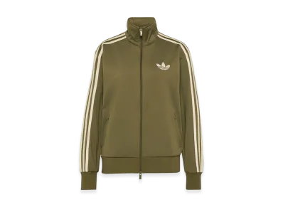 adidas Women's Firebird Track Top Loose "Focus Olive/Cream White"