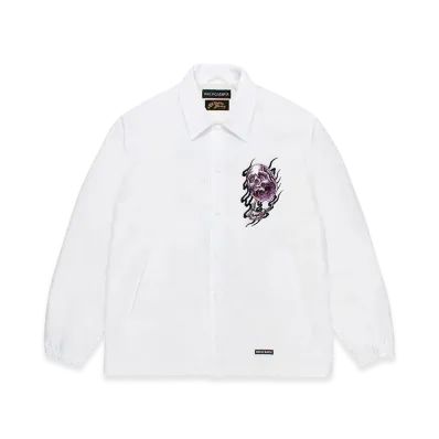 WACKO MARIA x 56 Tattoo Studio/Coach Jacket "White"