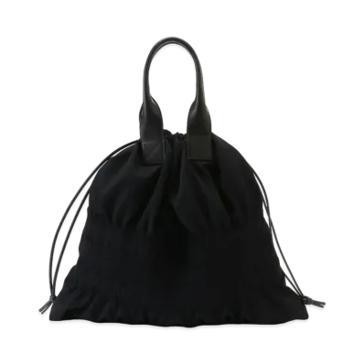 Yohji Yamamoto Y's SMOCK SHIRRING TOTE "Black"