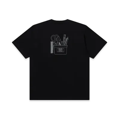 Mercedes Anchor inc. Stationery Pocket Tee "Black"